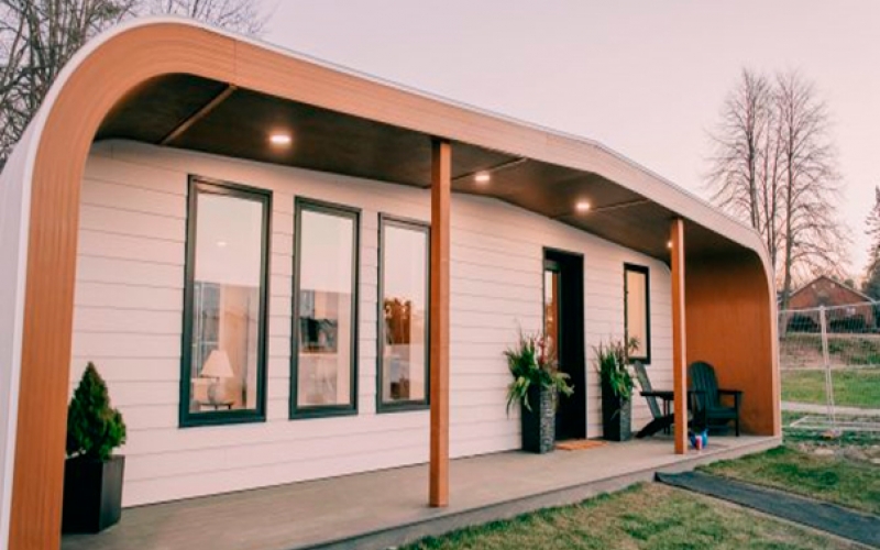 Най-големият 3D принтер в света строи уютни домове от дърво